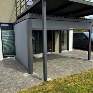 Pergola Nordvic Skyline 3x4 z roletami 3m i 4m